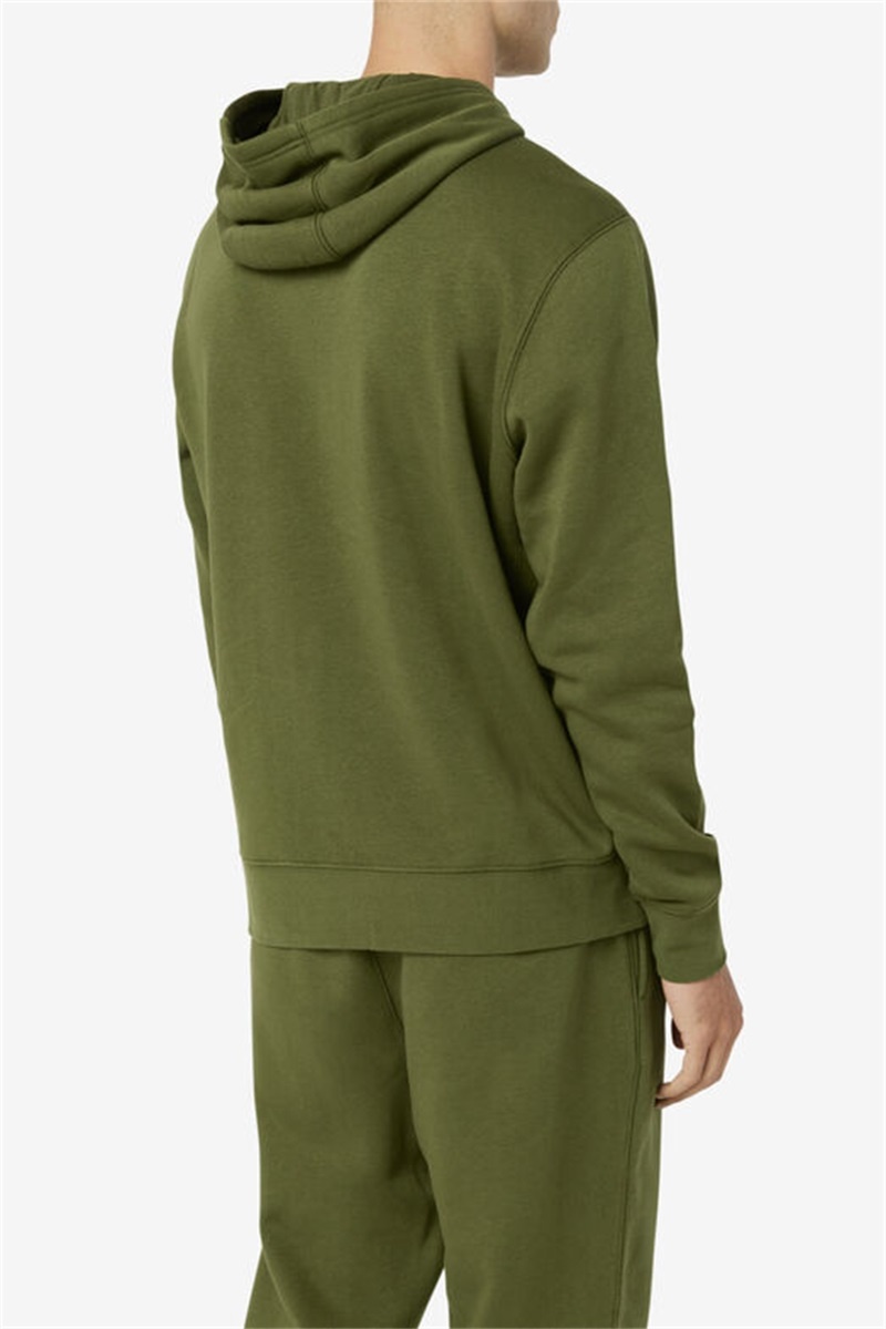 Green Men's Fila Algot Hoodie | Saudi Arabia-931562