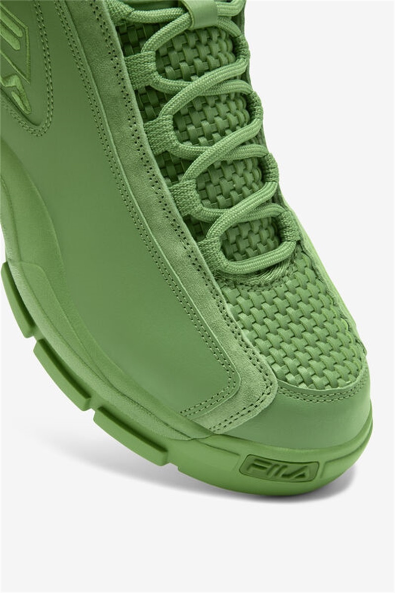 Green Men's Fila Grant Hill 2 Woven Sneakers | Saudi Arabia-029738