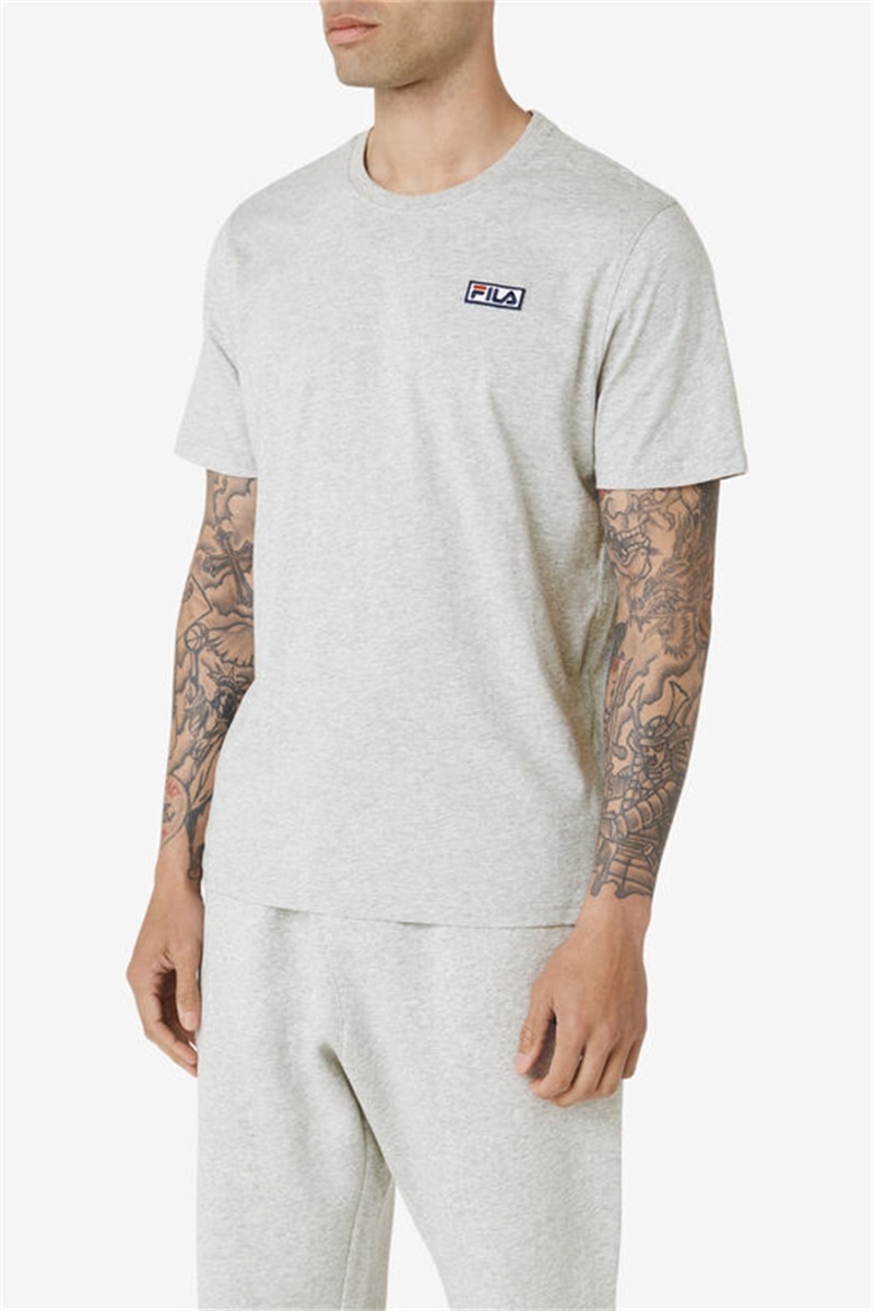 Grey Men's Fila Skylar Tee | Saudi Arabia-419652