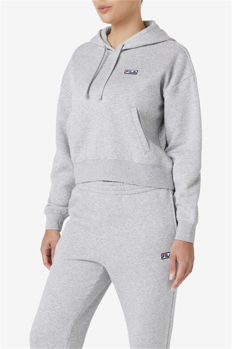 Grey Women's Fila Marina Hoodie | Saudi Arabia-451970