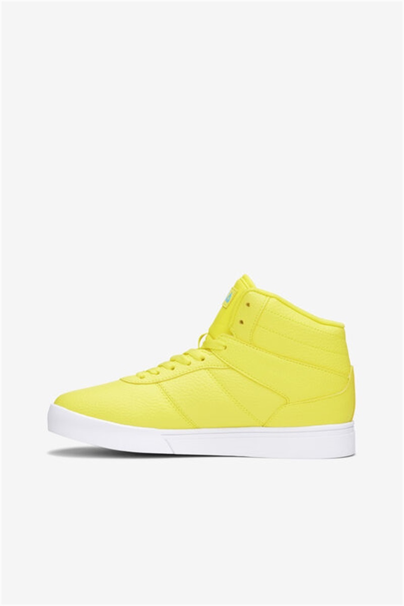 Lemon / White Women's Fila Impress Ll Outline Shoes | Saudi Arabia-869043