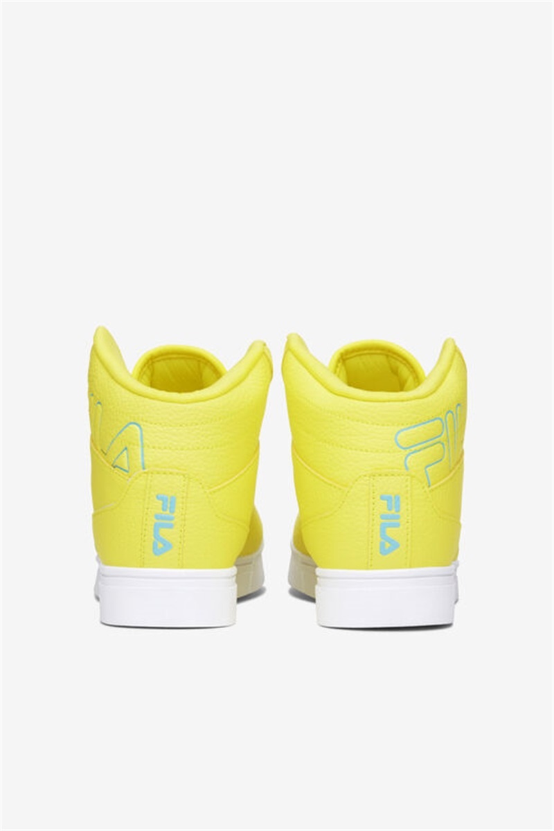 Lemon / White Women's Fila Impress Ll Outline Shoes | Saudi Arabia-869043