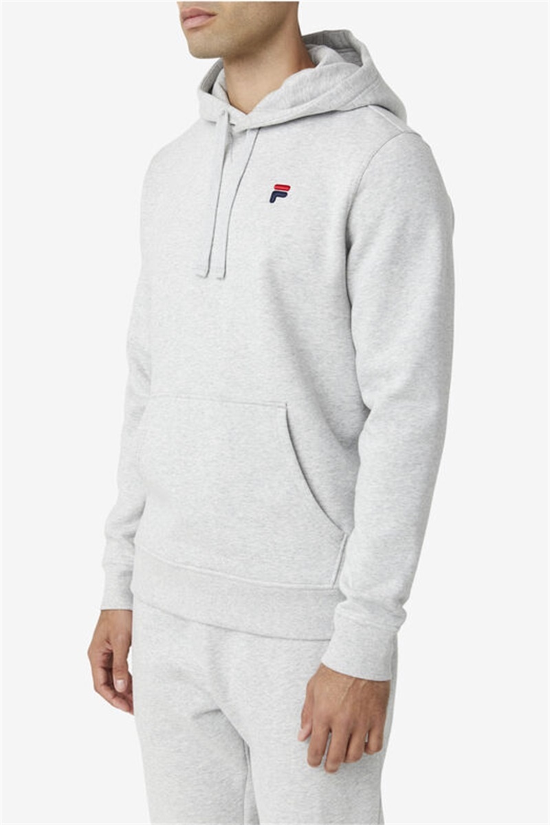 Light Grey Men's Fila Godfrey Hoodie | Saudi Arabia-653427