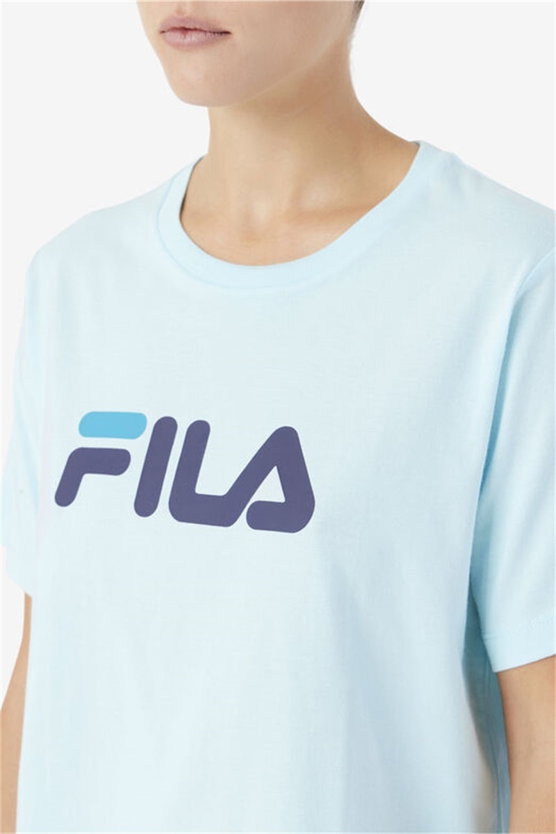 Light Turquoise / Navy Women's Fila Thea Tee | Saudi Arabia-824190