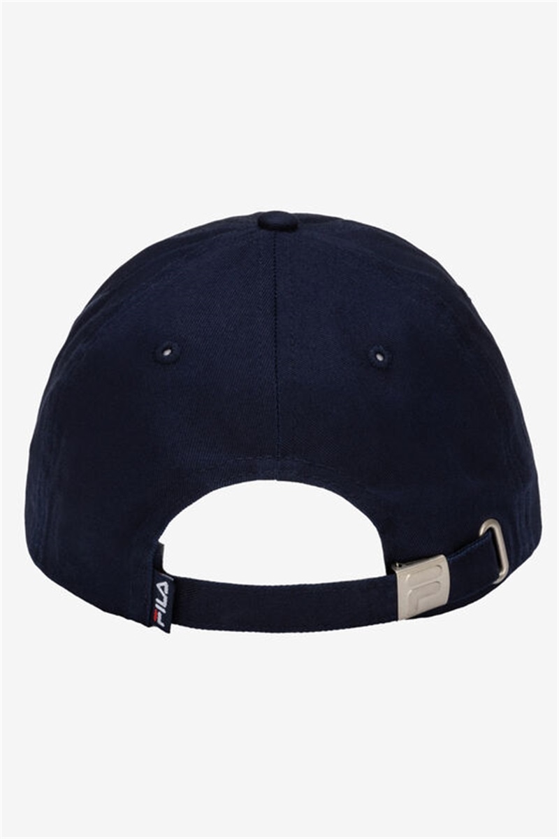 Navy Men's Fila Embroidered Logo Baseball Hats | Saudi Arabia-756138