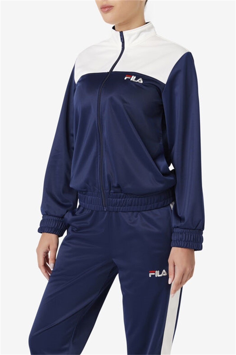 Navy Men's Fila Mckenna Track Jackets | Saudi Arabia-763489