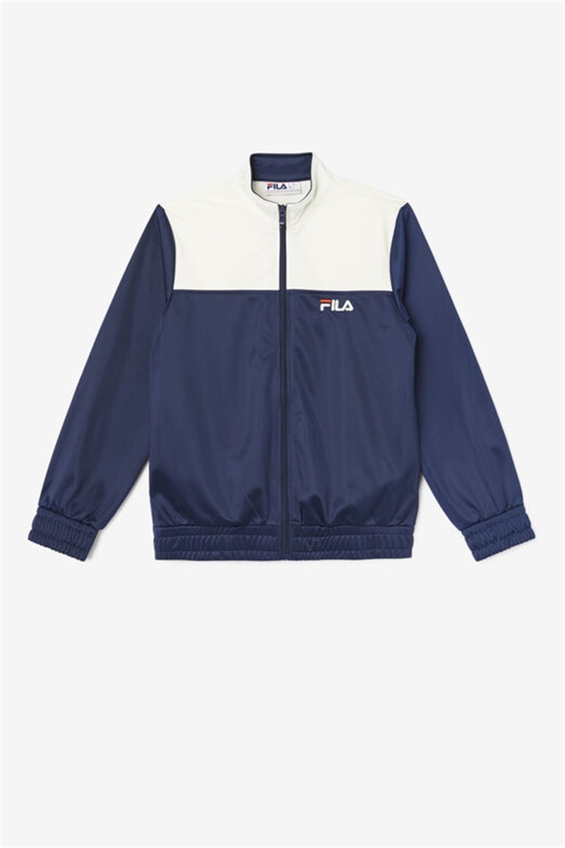 Navy Men\'s Fila Mckenna Track Jackets | Saudi Arabia-763489