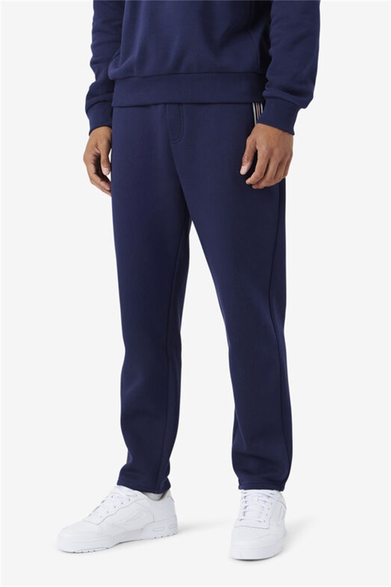 Navy Men's Fila Waylon Pants | Saudi Arabia-478120