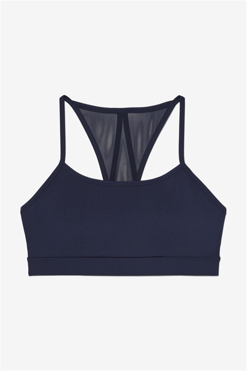 Navy Women\'s Fila Essentials Bras | Saudi Arabia-375129