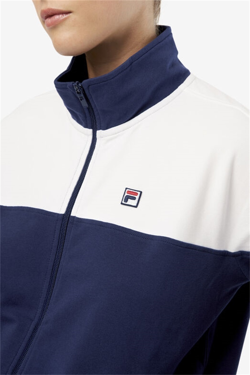 Navy Women's Fila Makayla Track Jackets | Saudi Arabia-459312