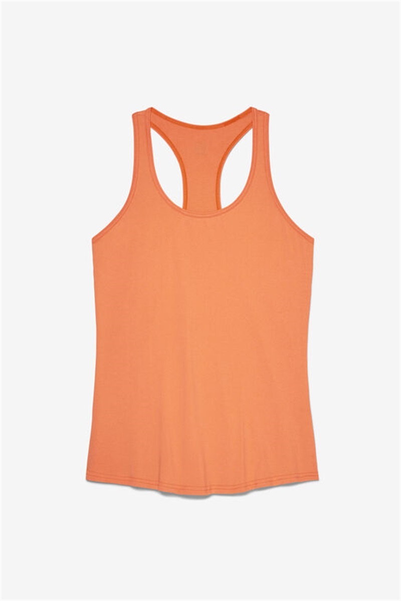 Orange Women\'s Fila Racerback Loose Fit Tanks | Saudi Arabia-286940