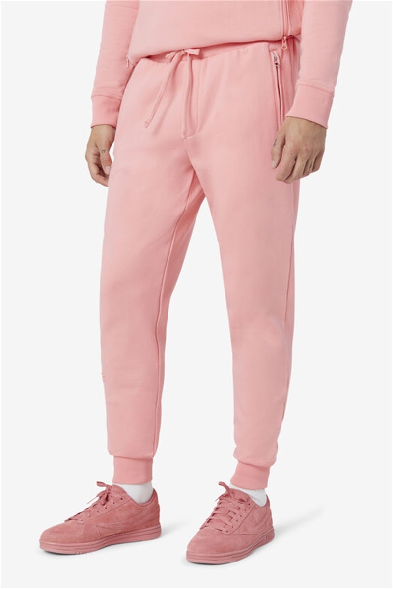 Pink Men's Fila Gabriel Joggers | Saudi Arabia-304157