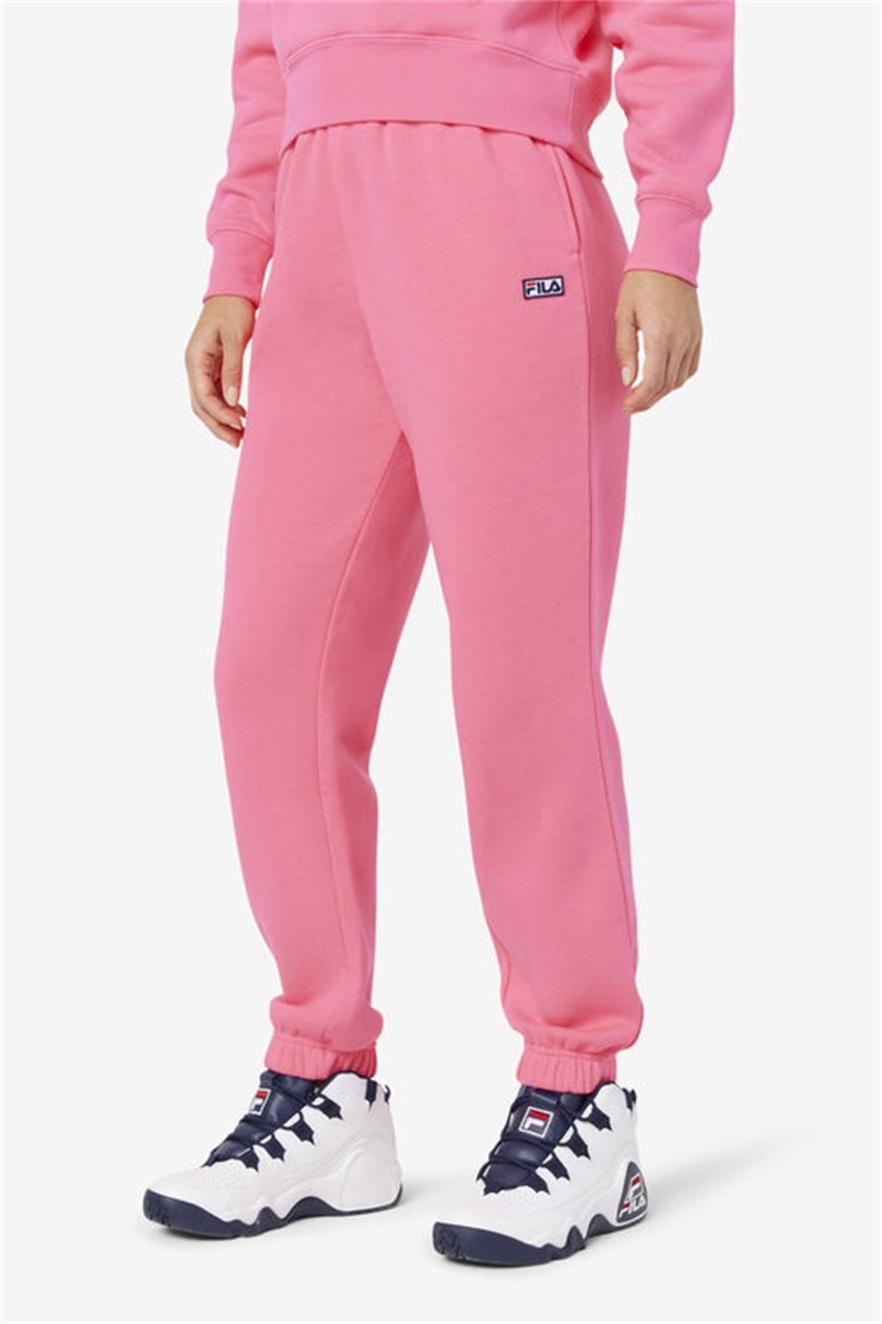 Pink Men's Fila Lassie Joggers | Saudi Arabia-314806