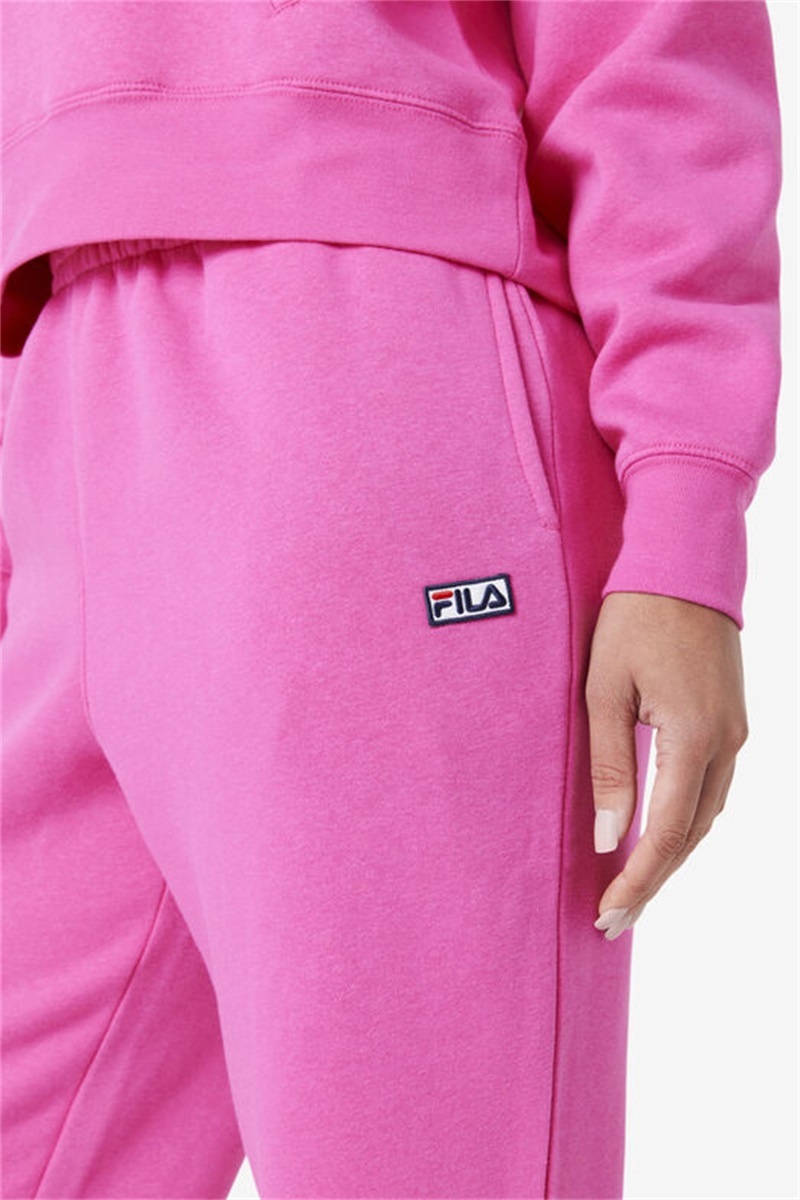 Pink Men's Fila Lassie Joggers | Saudi Arabia-486130