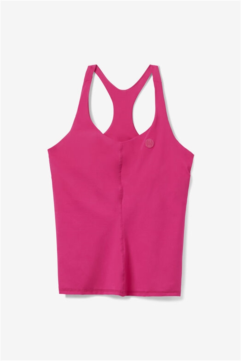 Pink Peacock Women\'s Fila Kick Serve Racerback Tanks | Saudi Arabia-249706