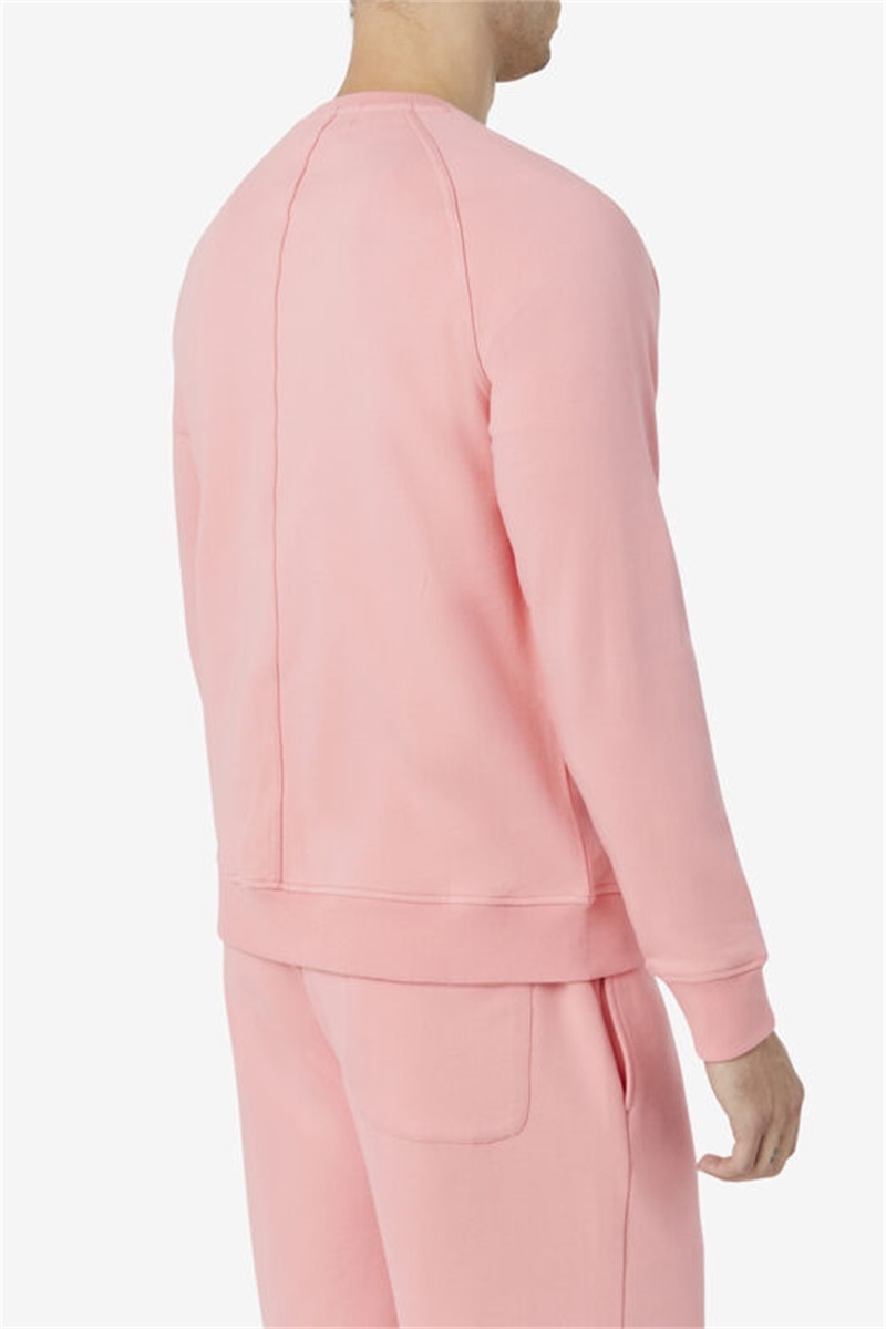 Pink Women's Fila Logan Crewneck Sweatshirts | Saudi Arabia-035982