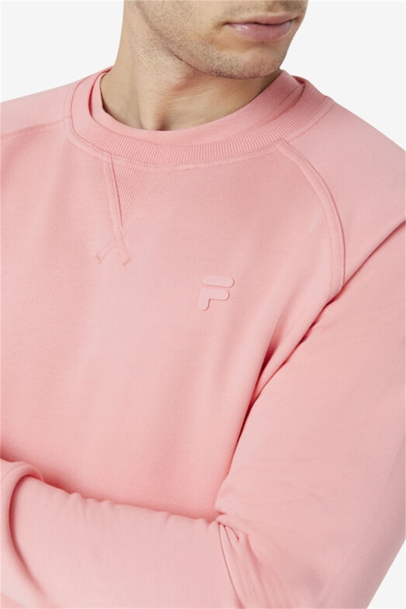 Pink Women's Fila Logan Crewneck Sweatshirts | Saudi Arabia-035982