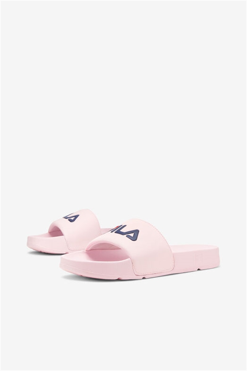 Pink / Navy / Red Women's Fila Drifter Slides | Saudi Arabia-719062