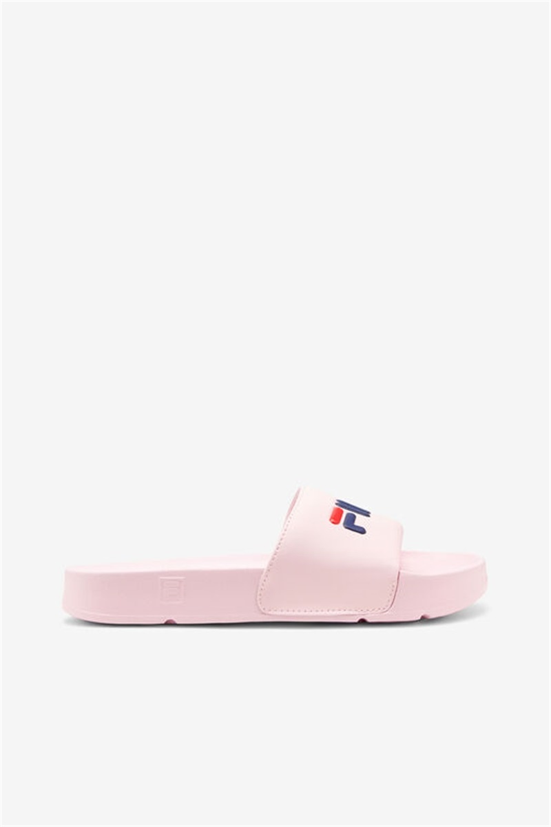 Pink / Navy / Red Women\'s Fila Drifter Slides | Saudi Arabia-719062