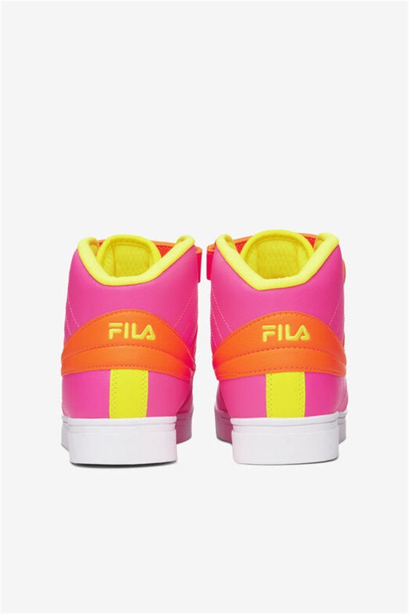 Pink / Orange / Yellow Women's Fila Vulc 13 Superbright Shoes | Saudi Arabia-845196