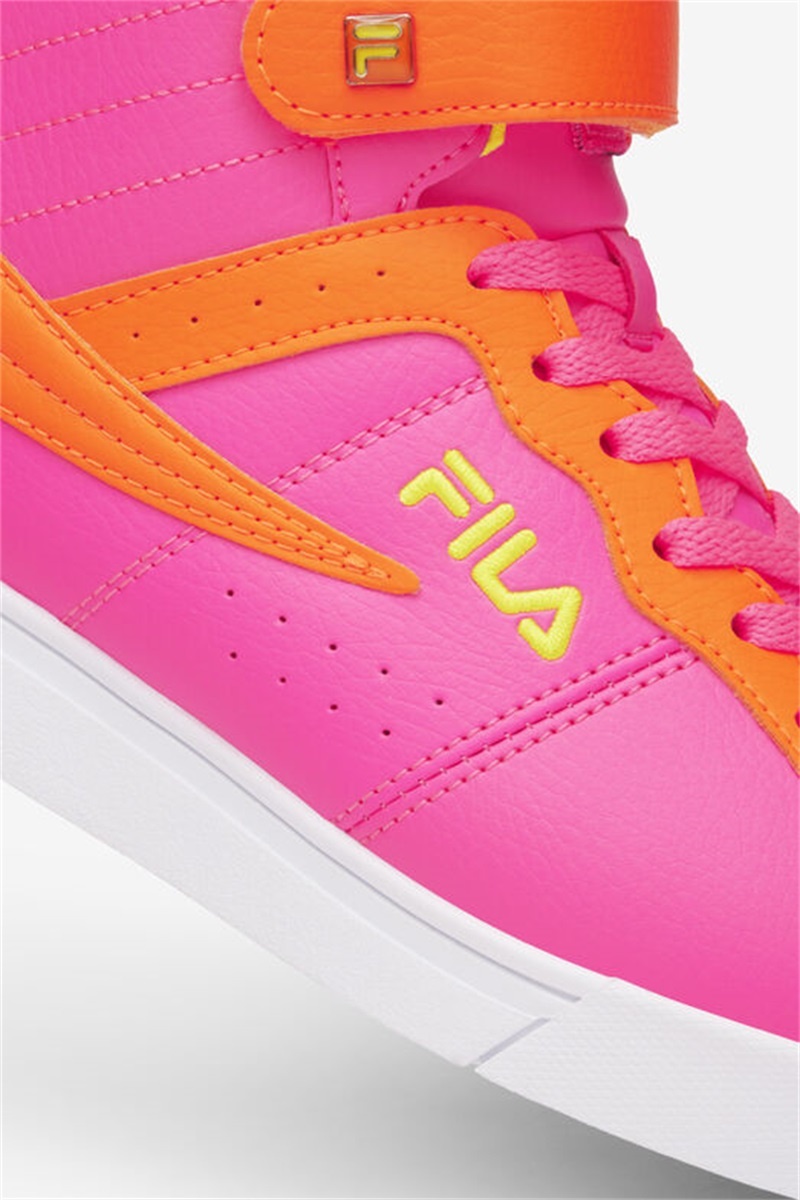 Pink / Orange / Yellow Women's Fila Vulc 13 Superbright Shoes | Saudi Arabia-845196