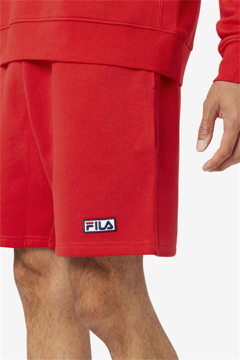 Red Men's Fila Kylan Shorts | Saudi Arabia-526793