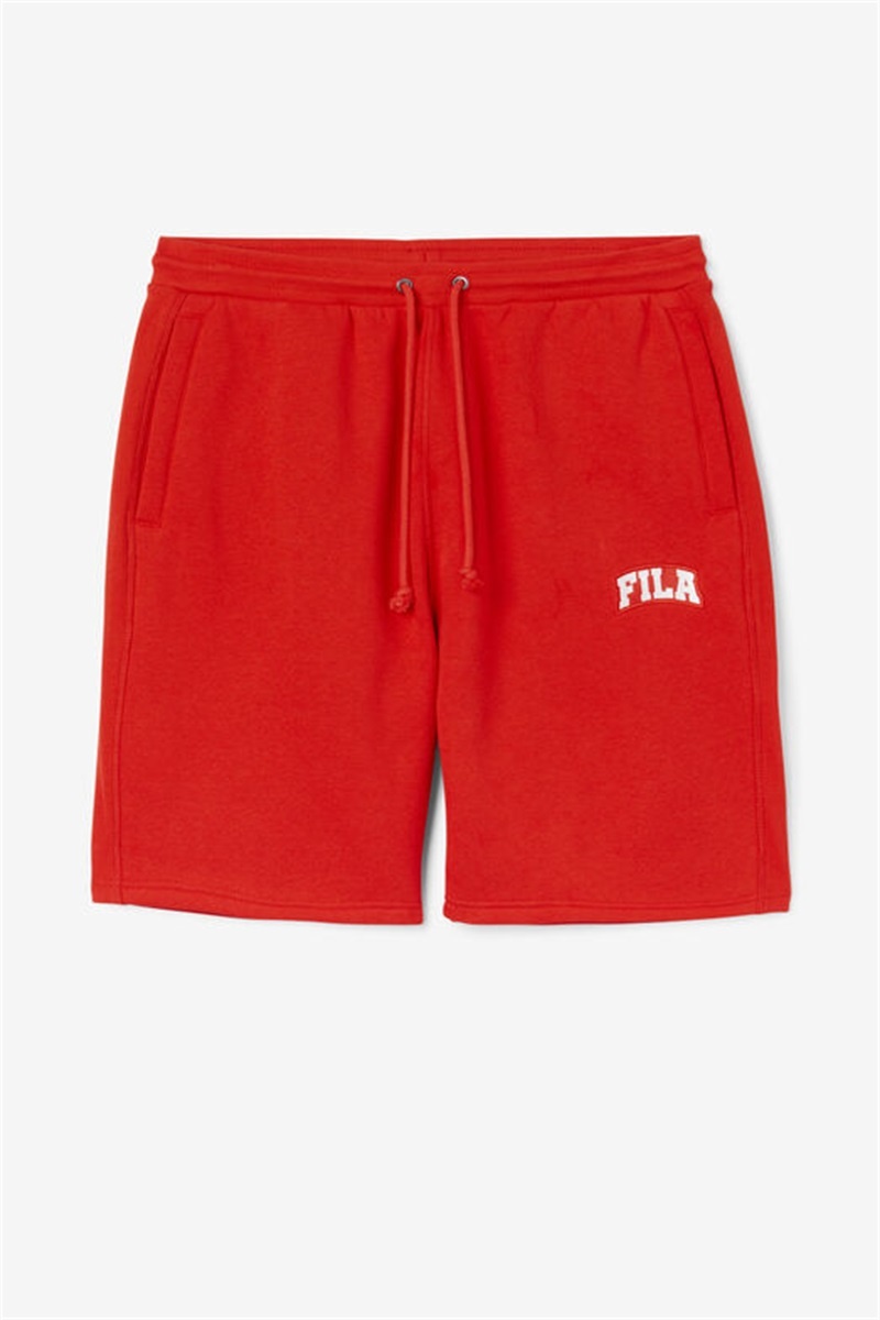 Red Men\'s Fila Logan Shorts | Saudi Arabia-587293