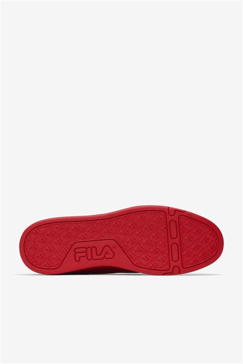 Red Men's Fila V-10 Lux Sneakers | Saudi Arabia-567918