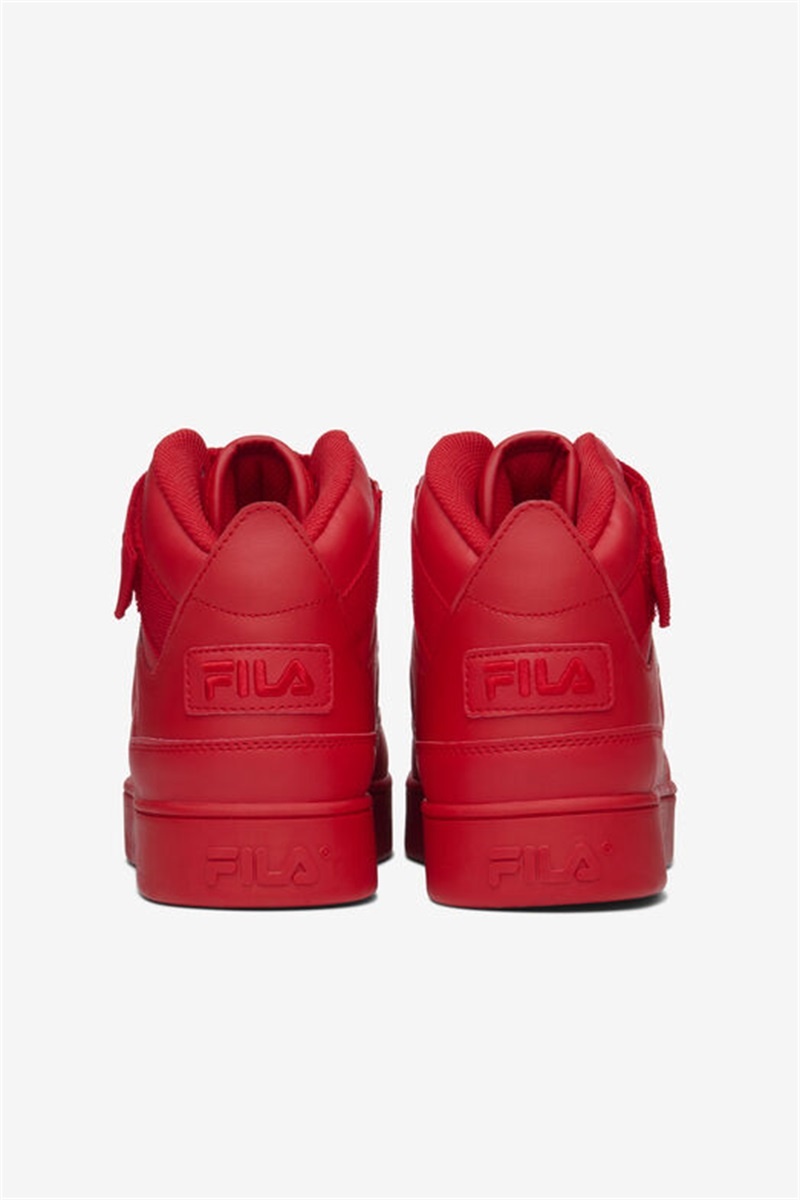 Red Men's Fila V-10 Lux Sneakers | Saudi Arabia-567918