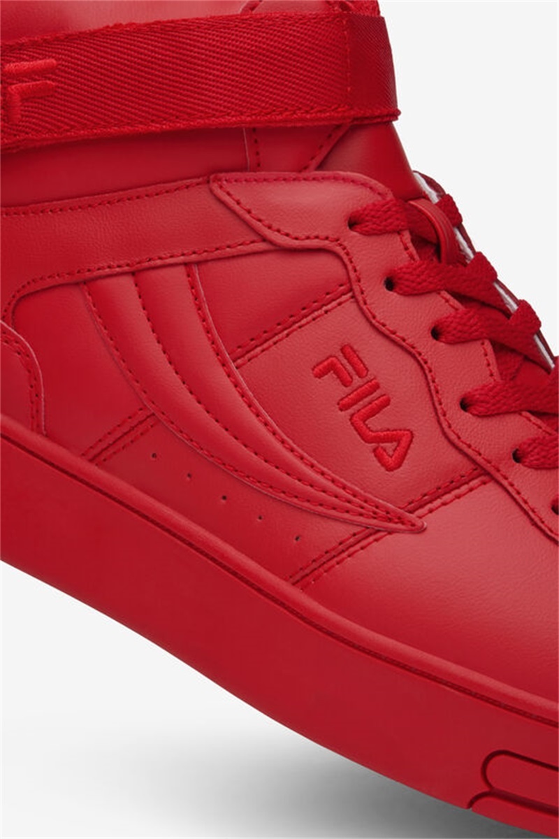 Red Men's Fila V-10 Lux Sneakers | Saudi Arabia-567918