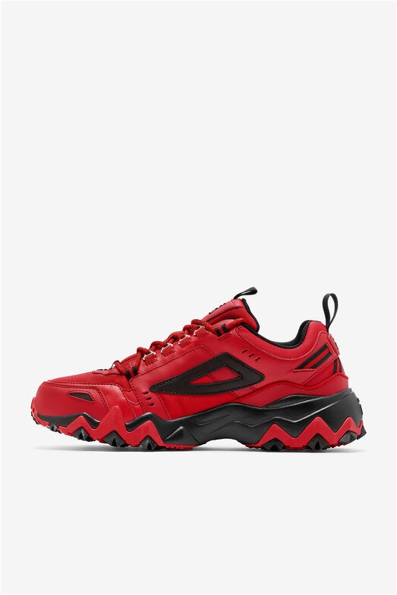 Red / Black Men's Fila Oakmont Tr Sneakers | Saudi Arabia-124953