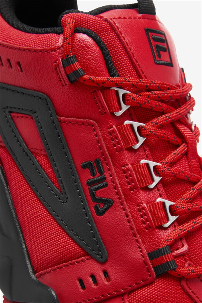 Red / Black Men's Fila Oakmont Tr Sneakers | Saudi Arabia-124953