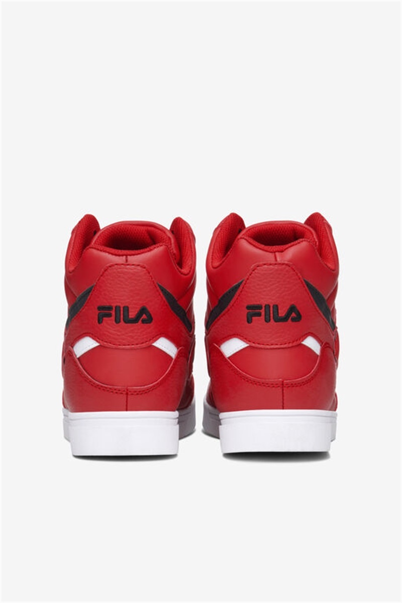 Red / Black / White Men's Fila Everge Sneakers | Saudi Arabia-201739