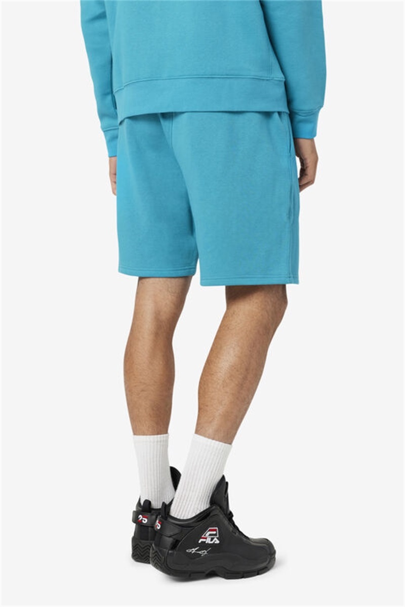 Turquoise Men's Fila Kylan Shorts | Saudi Arabia-561387