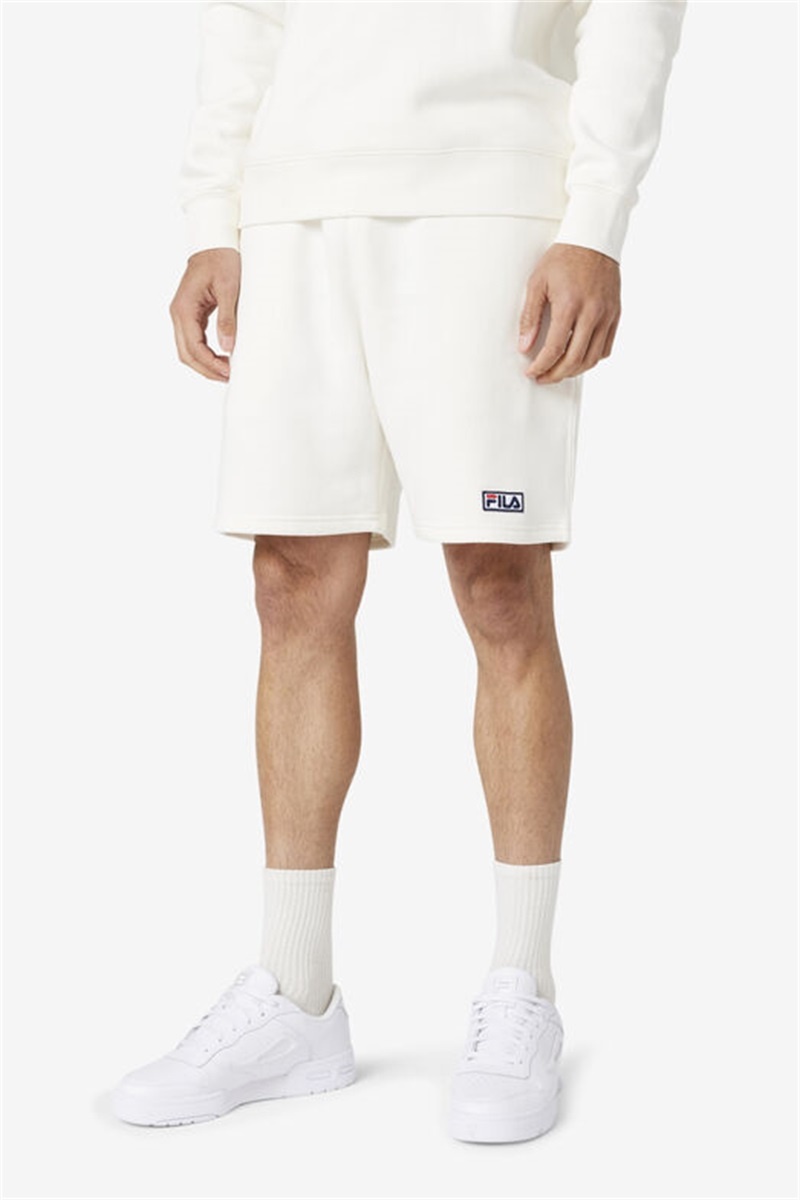 White Men's Fila Kylan Shorts | Saudi Arabia-804352