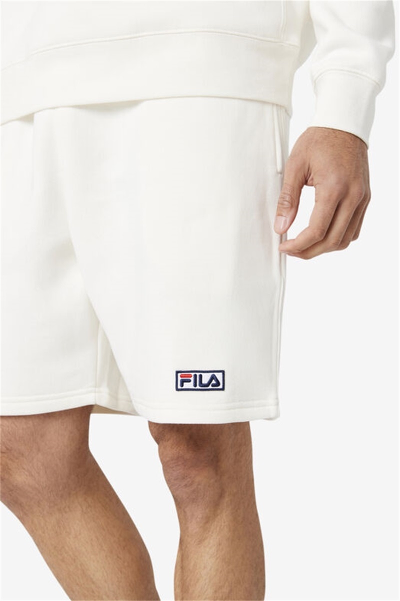 White Men's Fila Kylan Shorts | Saudi Arabia-804352