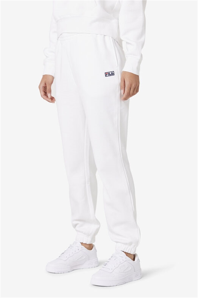 White Men's Fila Lassie Joggers | Saudi Arabia-785409