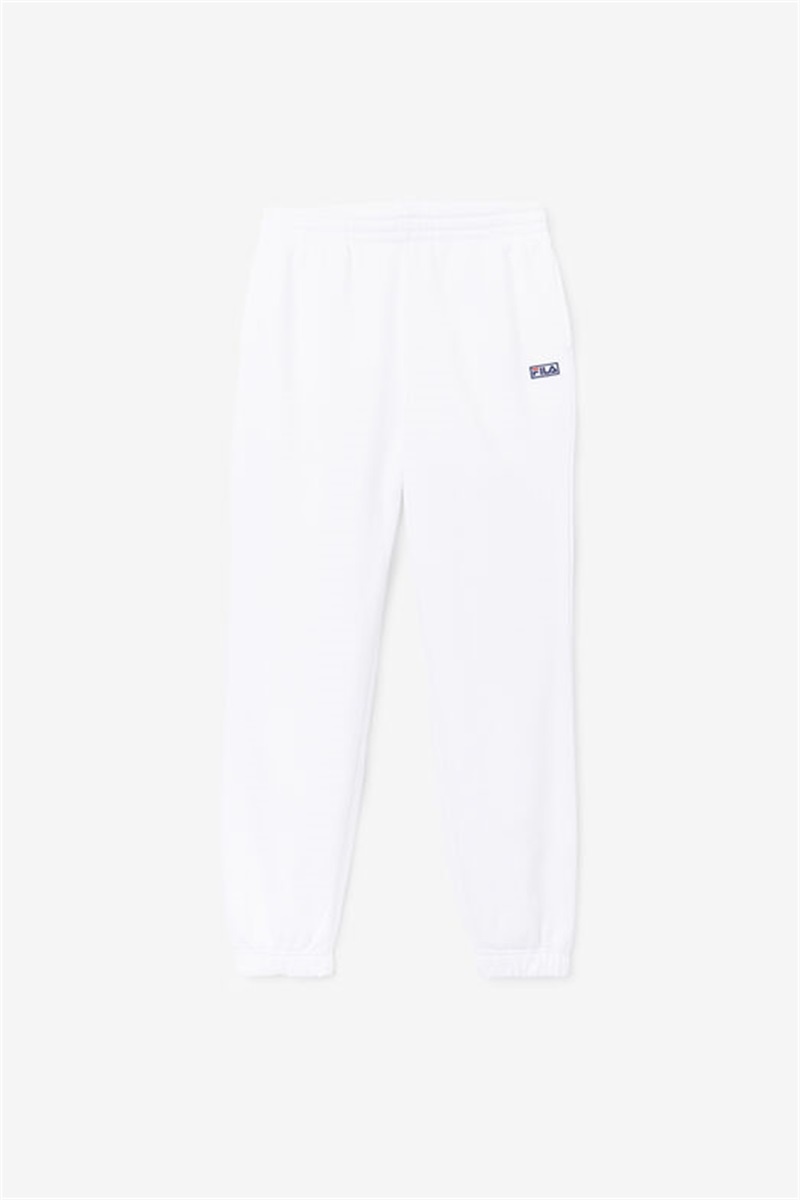 White Men\'s Fila Lassie Joggers | Saudi Arabia-785409