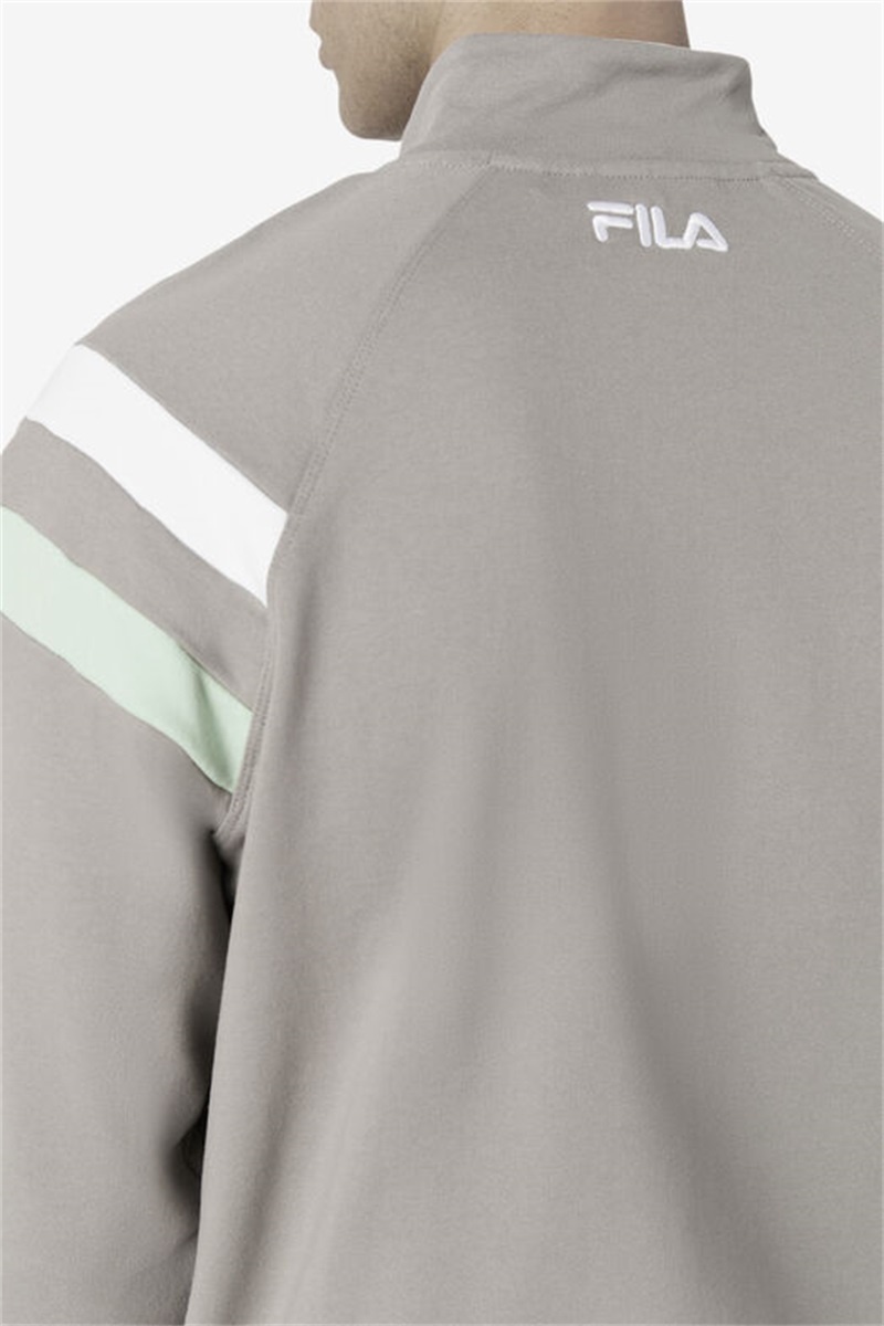 White Men's Fila Stance Track Jackets | Saudi Arabia-396108