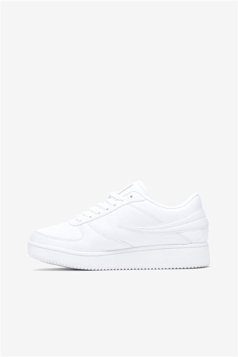 White Women's Fila A-Low Shoes | Saudi Arabia-985374