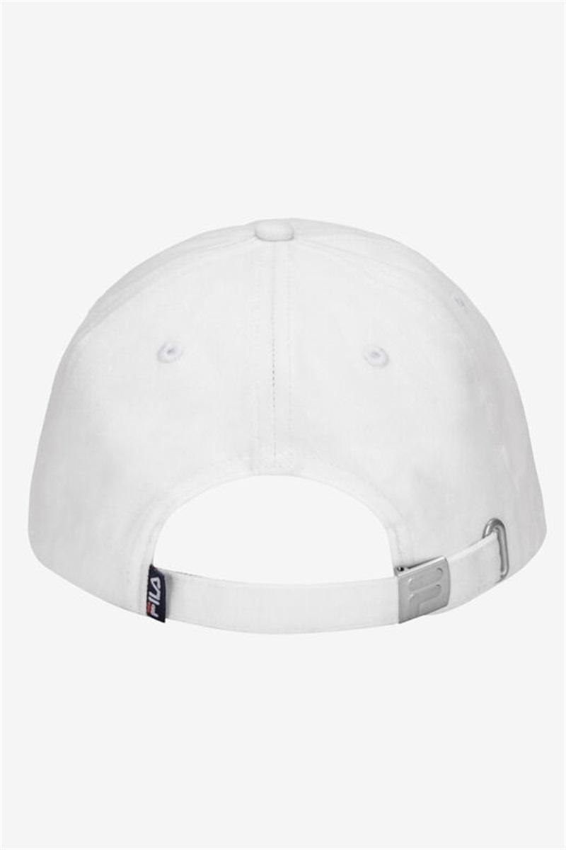 White Women's Fila Embroidered Logo Baseball Hats | Saudi Arabia-931528