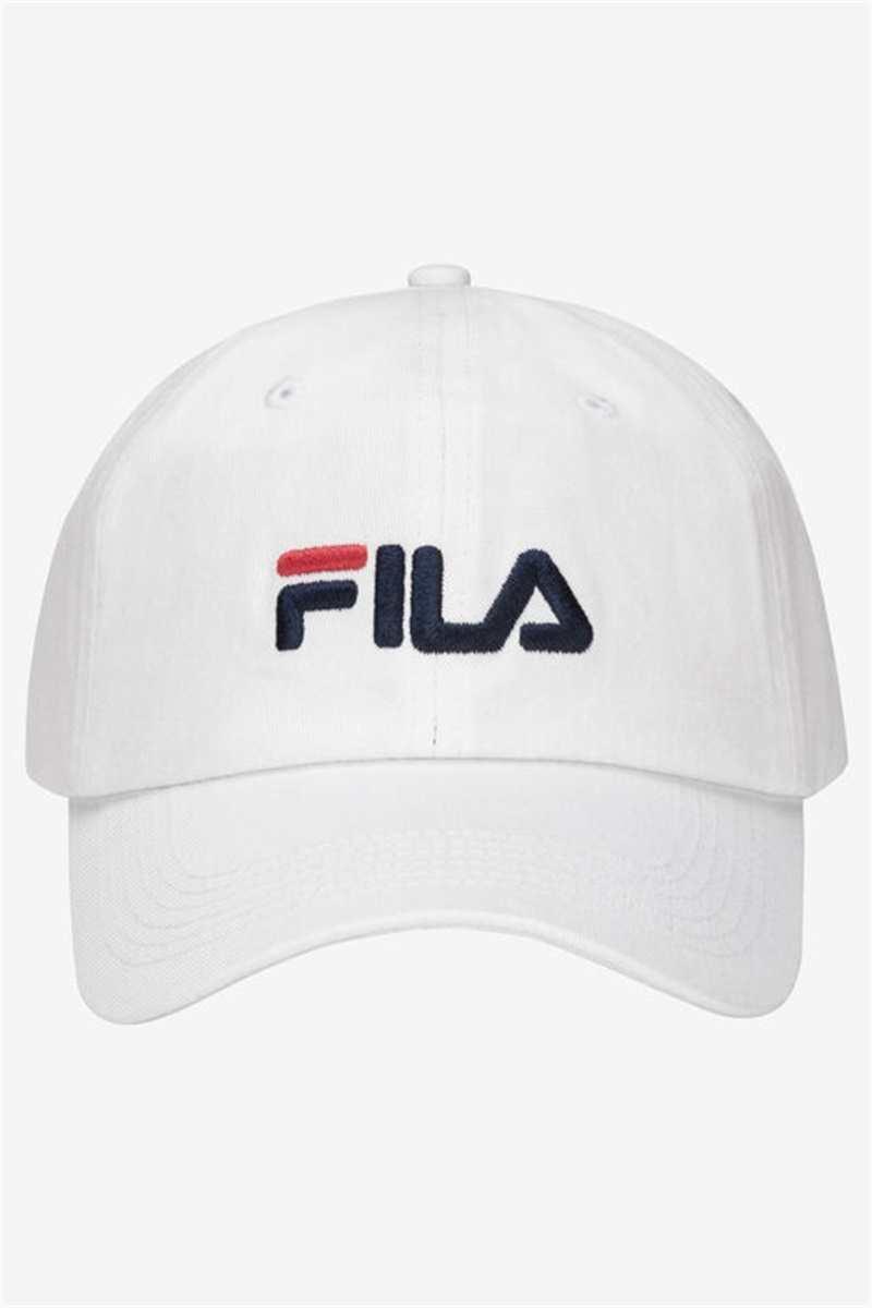 White Women\'s Fila Embroidered Logo Baseball Hats | Saudi Arabia-931528