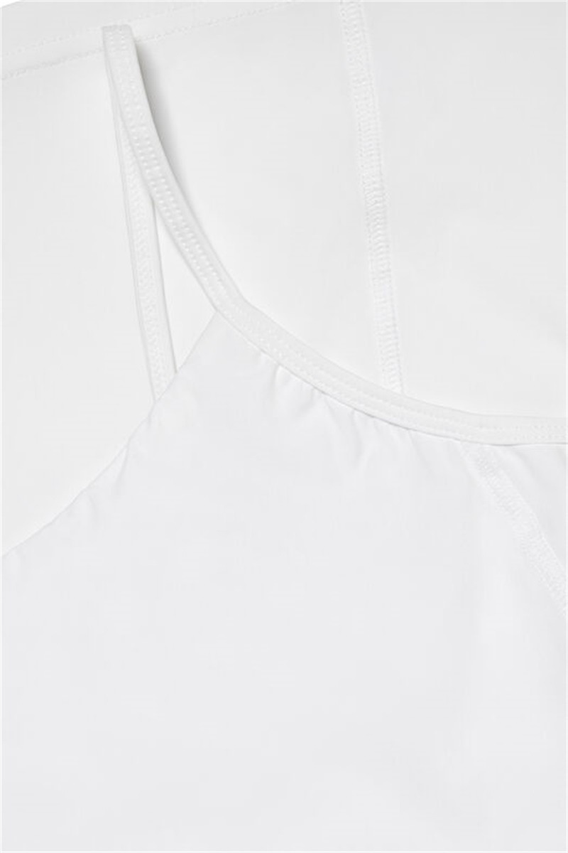 White Women's Fila Essentials Cami Tanks | Saudi Arabia-390148