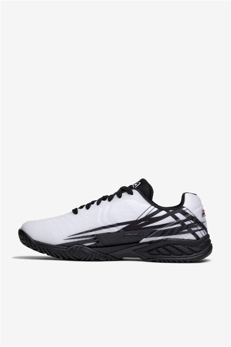 White / Black Men's Fila Axilus 2 Energized Tennis Shoes | Saudi Arabia-890465