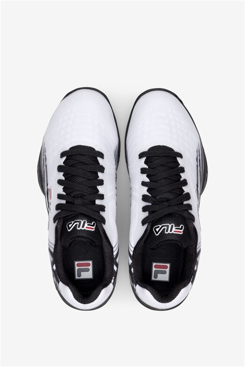 White / Black Men's Fila Axilus 2 Energized Tennis Shoes | Saudi Arabia-890465