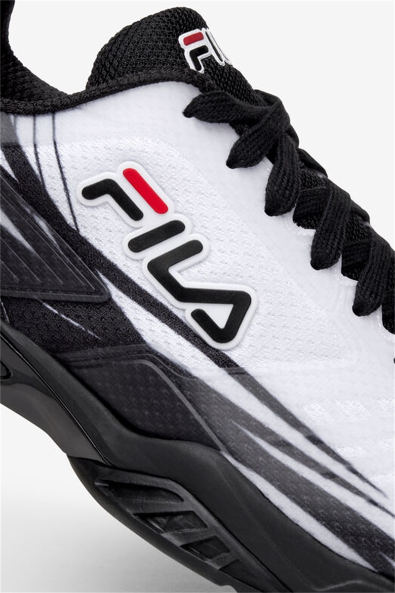 White / Black Men's Fila Axilus 2 Energized Tennis Shoes | Saudi Arabia-890465