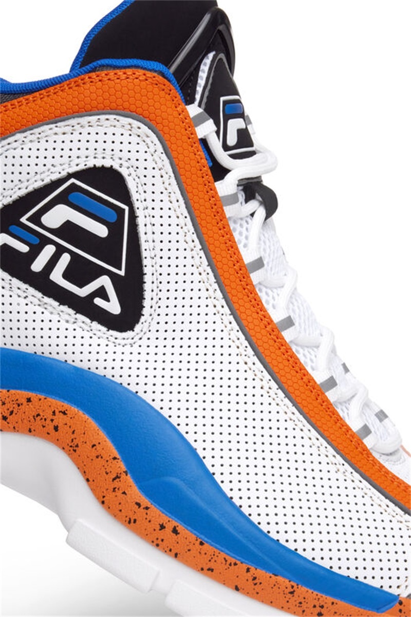 White / Black Men's Fila Grant Hill 2 Pdr Sneakers | Saudi Arabia-508269