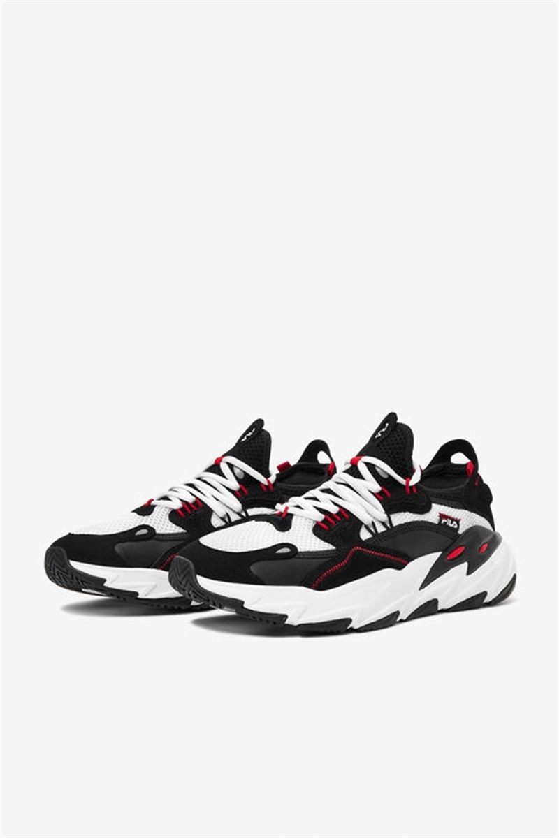 White / Black / Red Men's Fila Ray Tracer Evo 2 Shoes | Saudi Arabia-530719