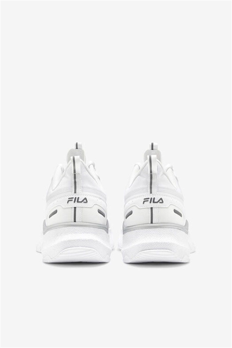 White / Metal Silver Men's Fila Tactik 5 Nucleus Shoes | Saudi Arabia-349167