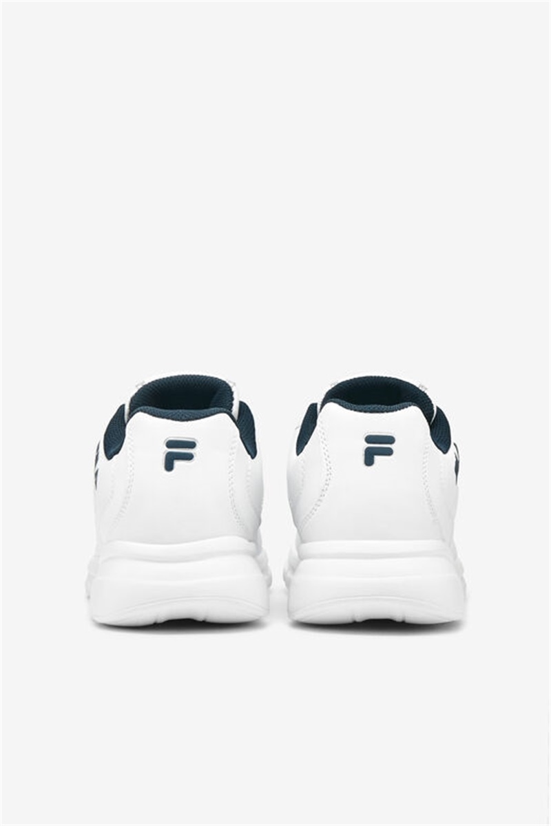 White / Navy Men's Fila Fulcrum 3 Shoes | Saudi Arabia-195670